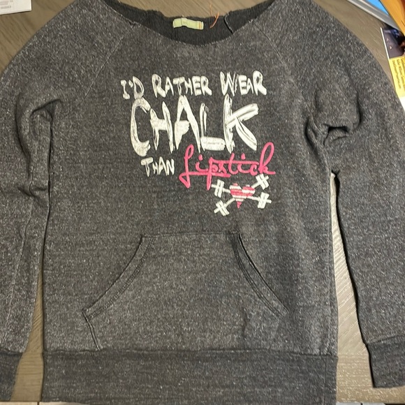 Wod love off the shoulder hoodie - Picture 1 of 2